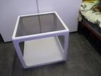 Horn Bayer design jaren 70 wit kunststof bijzet tafel retro, Gebruikt, ?, Horn, ?
