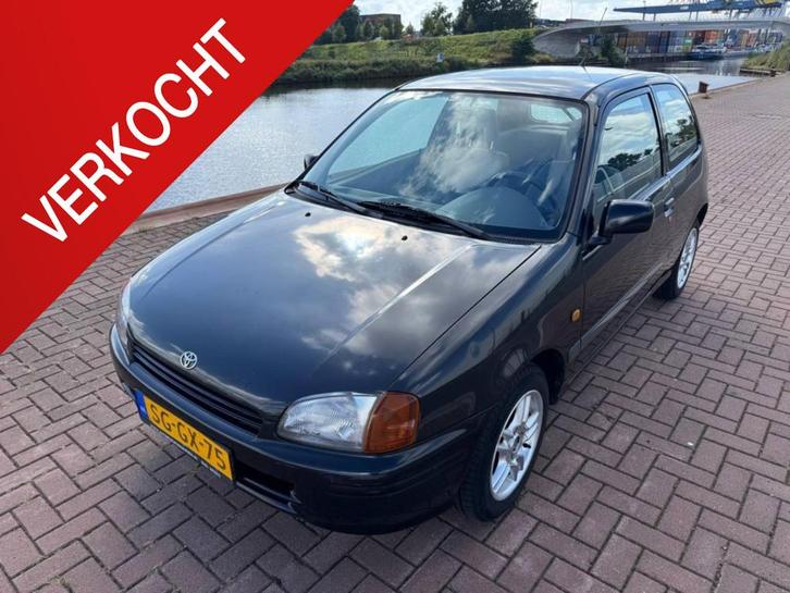 Toyota Starlet 1.3-16V, Auto's, Toyota, Bedrijf, Te koop, Starlet, Benzine, Hatchback, Handgeschakeld, Origineel Nederlands, Zwart