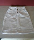 Only denim spijker rokje wit knoopsluiting zgan mt XS 34, Only, Wit, Ophalen of Verzenden, Zo goed als nieuw