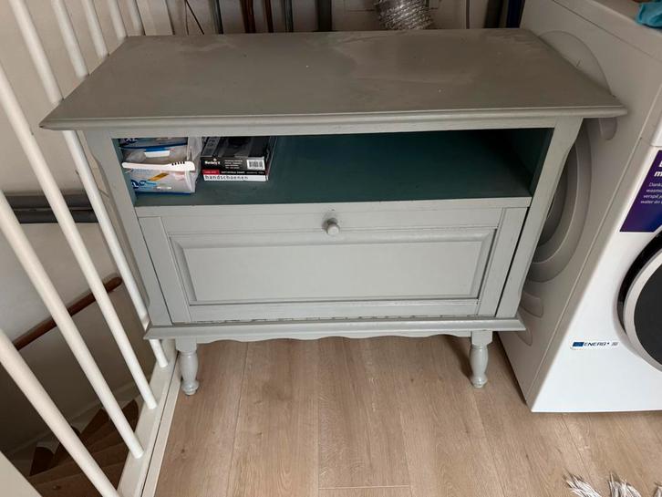 Mooi klepkastje/ platenspeler kastje., Huis en Inrichting, Kasten | Dressoirs, Gebruikt, 50 tot 100 cm, 25 tot 50 cm, Met klep(pen)