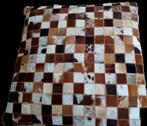 Nieuw sierkussen - patchwork koeienhuid, Ophalen of Verzenden, Nieuw, Bruin, Vierkant