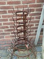 Oude Franse kaarsenstandaard wijnrek, Ophalen, Gebruikt, Metaal, 75 cm of meer