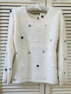 Trui met glansdraad, Wit,"Golden Days",Lange mouw,Mt M,Nieuw, Maat 38/40 (M), Golden Days, Wit, Nieuw