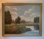 Daniel van Oppen - Koeien bij het water, Antiek en Kunst, Kunst | Schilderijen | Klassiek, Ophalen