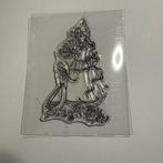 Stempel boerin, Hobby en Vrije tijd, Ophalen of Verzenden, Zo goed als nieuw, Houten stempel