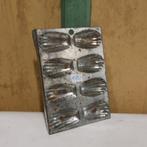 Mal koek chocolade metaal 16 x 23 x 1,5 brocante origineel, Ophalen of Verzenden