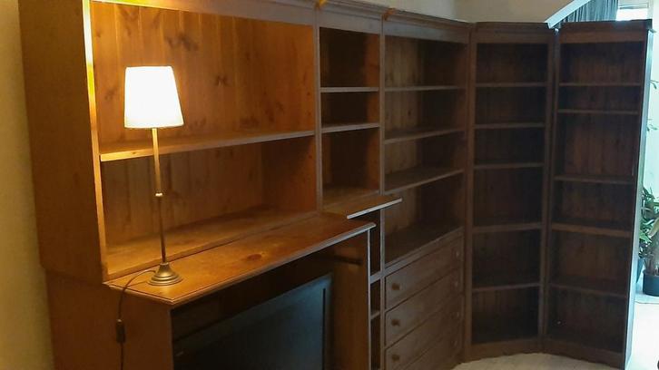 Goossens wandkast, Huis en Inrichting, Kasten | Buffetkasten, Gebruikt, 200 cm of meer, 200 cm of meer, Ophalen