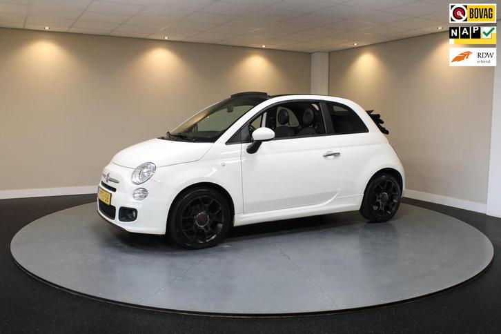 Fiat 500 C 0.9 TwinAir 500S *Cabrio Sport* Alcantara|Top ond, Auto's, Fiat, Bedrijf, Te koop, 500C, ABS, Airbags, Airconditioning