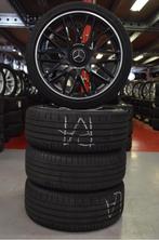 19" Mercedes CLA Velgen Breedset + Zomerbanden + TPMS, Auto-onderdelen, Banden en Velgen, 19 inch, Gebruikt, Banden en Velgen