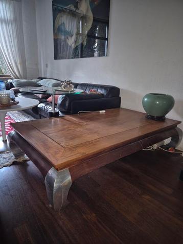 Teak salontafel 90x160x36 beschikbaar voor biedingen