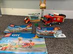 Brandweer lego set, Kinderen en Baby's, Speelgoed | Duplo en Lego, Ophalen of Verzenden, Gebruikt, Complete set, Lego