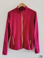 Roze sportshirt warm fleece winter gele rits, Kleding | Dames, Sportkleding, Maat 42/44 (L), Ophalen of Verzenden, Zo goed als nieuw
