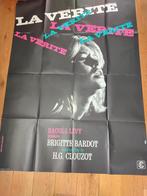 Origineel FILMAFFICHE   LA VERITE 1960 BRIGITTE BARDOT, Verzenden, Deurposter of groter, Film en Tv, Rechthoekig Staand