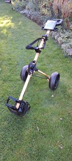 Mooie 4-wheels golftrolley., Ophalen, Gebruikt, Golfkar