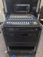 Mobiele muziek installatie., Muziek en Instrumenten, Mengpanelen, Ophalen, Zo goed als nieuw, 10 tot 20 kanalen, Microfooningang