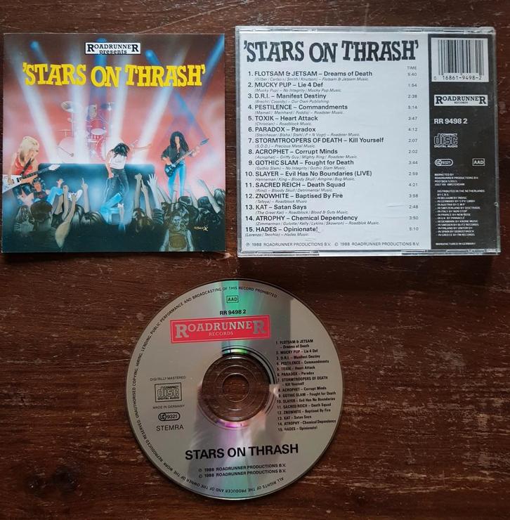 Stars On Thrash - various cd speed metal rock, Cd's en Dvd's, Cd's | Hardrock en Metal, Gebruikt, Ophalen of Verzenden