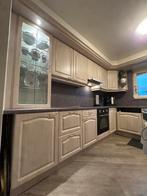 Landelijke L-vorm keuken – compleet met apparatuur – €450,-, Huis en Inrichting, Keuken | Complete keukens, Ophalen, Zo goed als nieuw