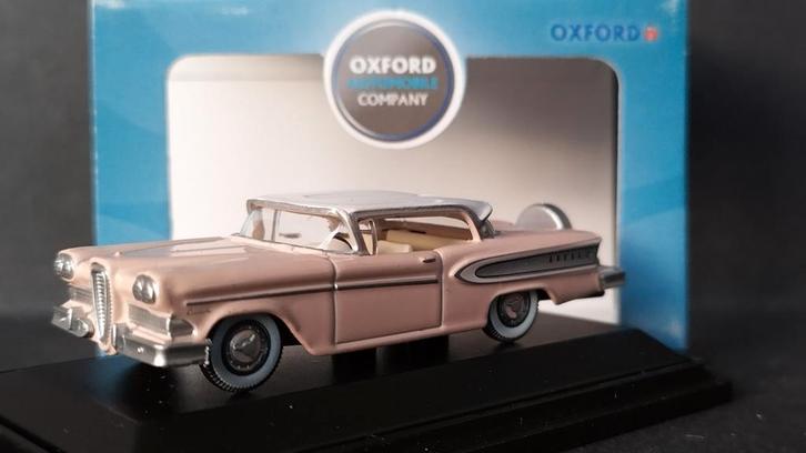 Ford Edsel Citation pink white 1:87 Oxford Diecast Pol, Hobby en Vrije tijd, Modelauto's | 1:87, Nieuw, Auto, Ophalen of Verzenden