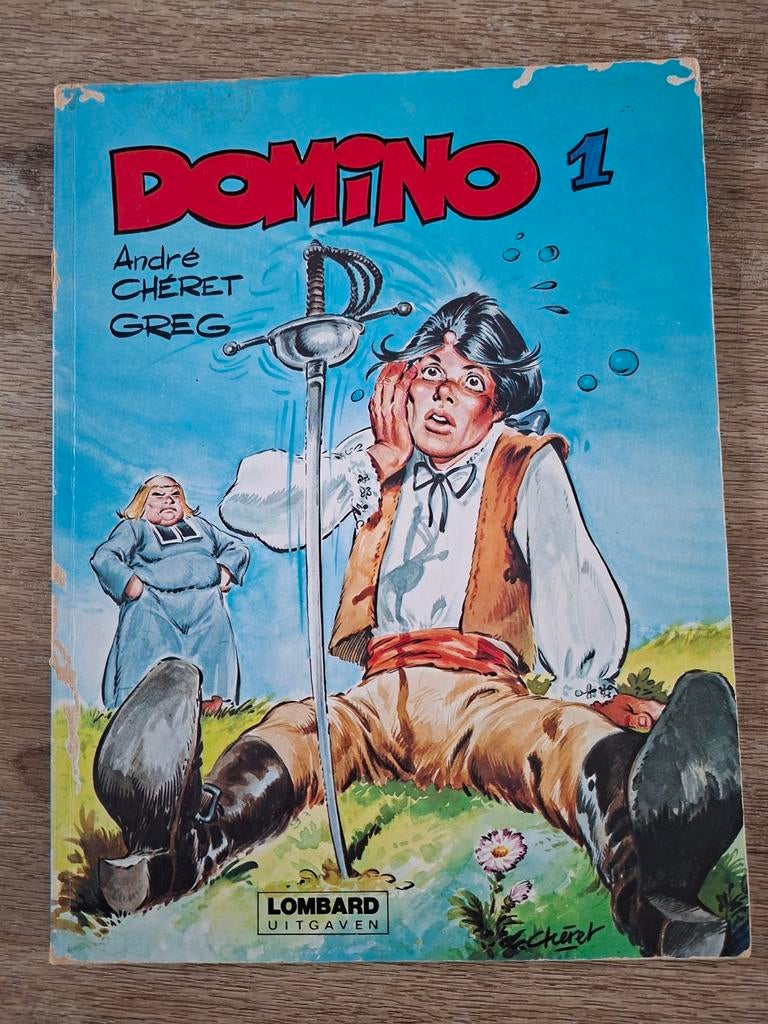 Domino 1 - Lombard Uitgaven Stripboek, Boeken, Stripboeken, Eén stripboek, Ophalen of Verzenden, Gelezen, André Chéret, Greg