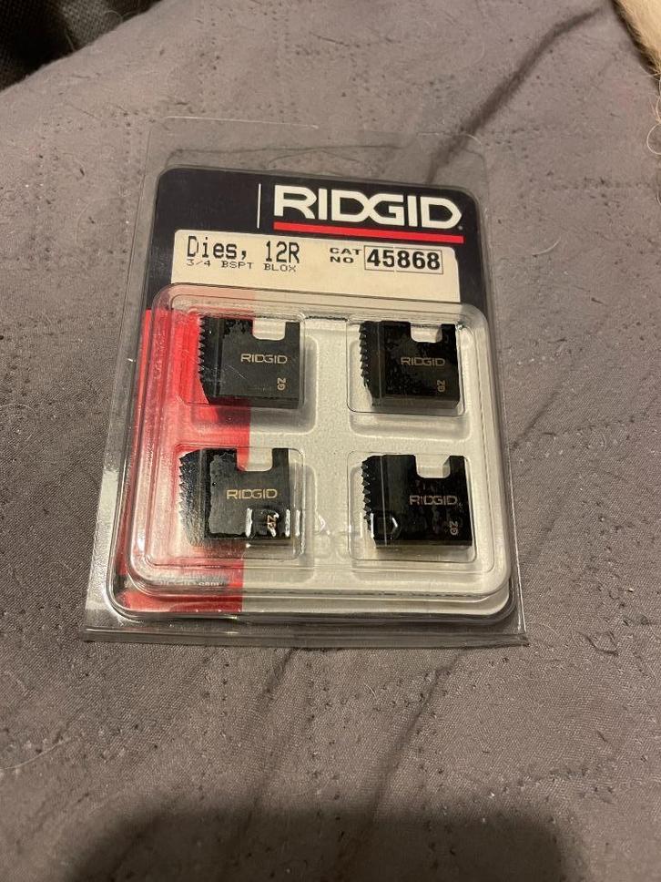 Te koop Ridgid 45868 snijkussens, Doe-het-zelf en Verbouw, Gereedschap | Handgereedschap, Nieuw, Ophalen of Verzenden