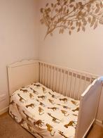 Ledikant incl. matras met mogelijkheid tot peuterbed, Ophalen, 70 tot 85 cm, 140 tot 160 cm, Zo goed als nieuw