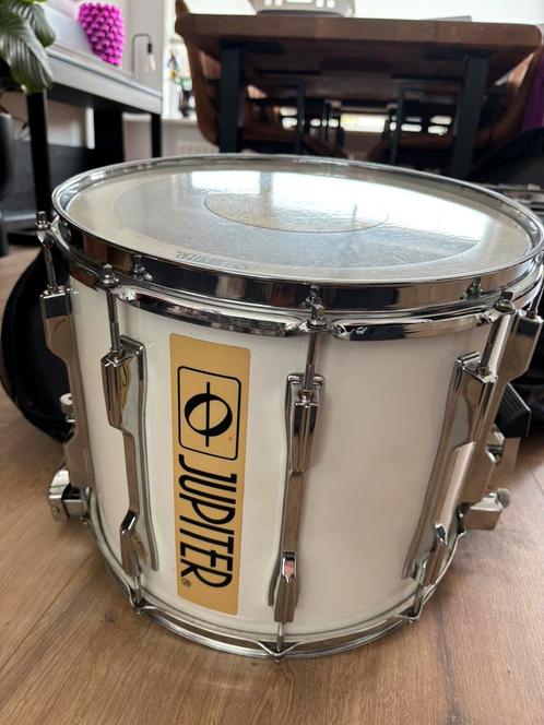 Zware marching snare drums (1 zonder snaren) met tassen, Muziek en Instrumenten, Drumstellen en Slagwerk, Gebruikt, Overige merken