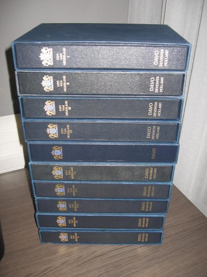 10 DAVO albums voor postzegelmapjes., Postzegels en Munten, Postzegels | Toebehoren, Verzamelalbum, Verzenden