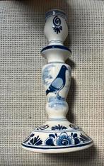 Delfts Blauwe Kandelaar met duif, Antiek en Kunst, Antiek | Kandelaars, Ophalen, Keramiek of Aardewerk