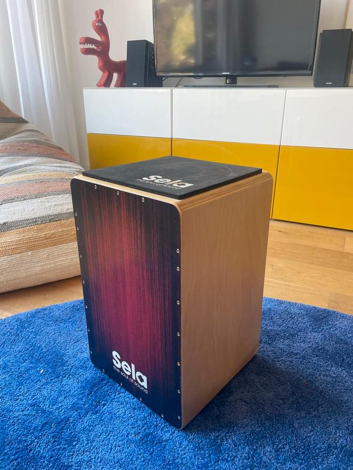 Sela SE 050 Varios Red Cajon - Zo goed als nieuw!, Muziek en Instrumenten, Percussie, Zo goed als nieuw, Trommel, Ophalen of Verzenden