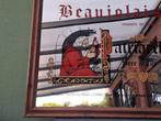 Vintage reclamespiegel Beaujolais, Verzamelen, Merken en Reclamevoorwerpen, Gebruikt, Gebruiksvoorwerp, Onbekend, Ophalen of Verzenden
