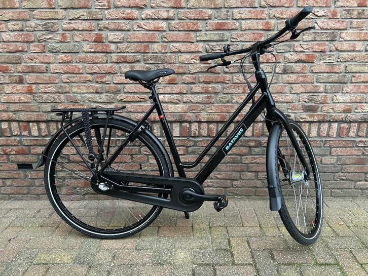 SUPERAANBIEDING BATAVUS FONK D57/D53 TK 3 ZWART GLANS, Fietsen en Brommers, Fietsen | Dames | Damesfietsen, Nieuw, Batavus, Versnellingen