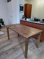houten eettafel, Ophalen, Gebruikt, 200 cm of meer, 50 tot 100 cm