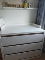 Commode kidsmill wit met bladvergroter, Ophalen, 50 tot 70 cm, Opstaande rand, 100 cm of meer