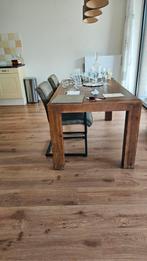 Eettafel met 2 stoelen - Gratis af te halen, Ophalen, Gebruikt, Twee, Metaal