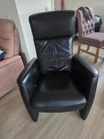 Hukla echt lederen relaxfauteuil, Ophalen, Leer