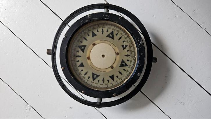 Scheepscompas Observator Rotterdam - Cardanisch, Antiek en Kunst, Antiek | Gereedschap en Instrumenten, Ophalen of Verzenden