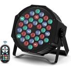 led par 36 spotlight rgbw disco light dmx512, Ophalen of Verzenden, Nieuw, Licht, Kleur