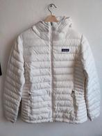 Patagonia Puffer jacket L wit capuchon gewatteerd dons jas, Wit, Maat 42/44 (L), Patagonia, Ophalen of Verzenden