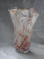 Geplisseerde kristalglazen vaas, Antiek en Kunst, Ophalen of Verzenden