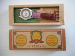 Analoge horloge kind  / kinderhorloge. Classic style watch., Ophalen, Nieuw, Bruin, Jongen of Meisje