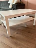 Lack salontafel op wielen, Huis en Inrichting, Tafels | Sidetables, Ophalen, 50 tot 100 cm, Zo goed als nieuw, Rechthoekig
