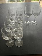 10 sherry en 2 witte wijnglazen (kristal) van AH, Ophalen of Verzenden, Zo goed als nieuw, Overige typen