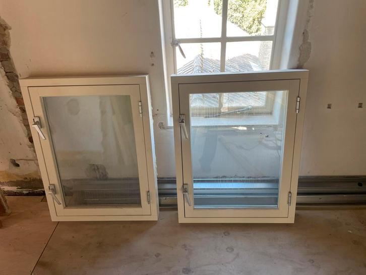 Voorzetramen voorzet ramen 2 stuks., Doe-het-zelf en Verbouw, Glas en Ramen, Nieuw, Overige typen, 80 tot 120 cm, Minder dan 80 cm