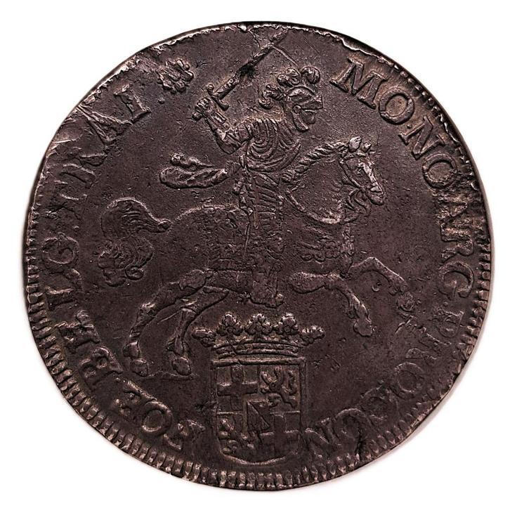 Zilveren Rijder 1711 Utrecht De Liefde VOC, Postzegels en Munten, Munten | Nederland, Losse munt, Overige waardes, Vóór koninkrijk