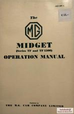Handboek MG Midget TF & TF 1500 AKD658A (Engelstalig), Auto diversen, Handleidingen en Instructieboekjes, Ophalen of Verzenden