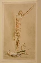 WIM SCHUHMACHER Titel CRUCIFIX Litho 1947 Gesigneerd SP25, Verzenden