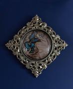 Barok stijl bollijst met (Morpho) vlinders en echte parels, Ophalen of Verzenden, Nieuw, Insect, Opgezet dier