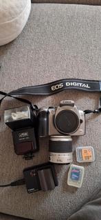 Canon EOS 300D met accessoires, Gebruikt, Spiegelreflex, Canon, Ophalen of Verzenden