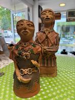 Hand-Signed Mexican Folk Art Clay Figures, Verzenden