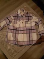 Warme lila geruite dames blouse maat m, Ophalen, Zo goed als nieuw, Maat 38/40 (M), Paars